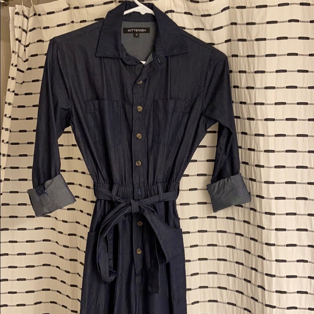 Denim jumpsuit